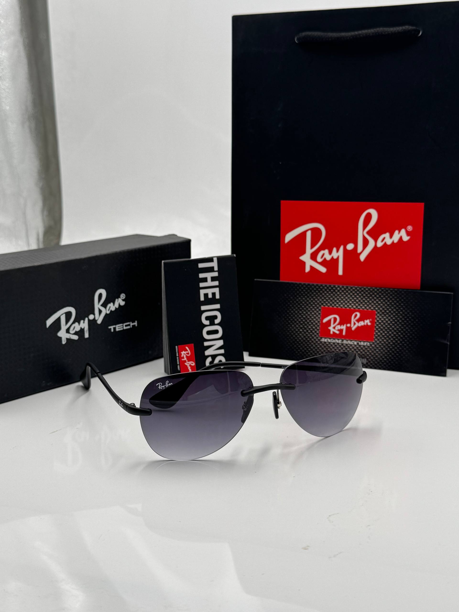 Orignal Rayban Rimless Sunglasses