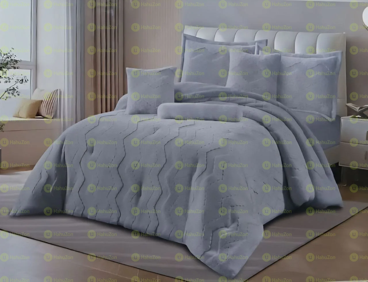 7 Pcs Comforter Set