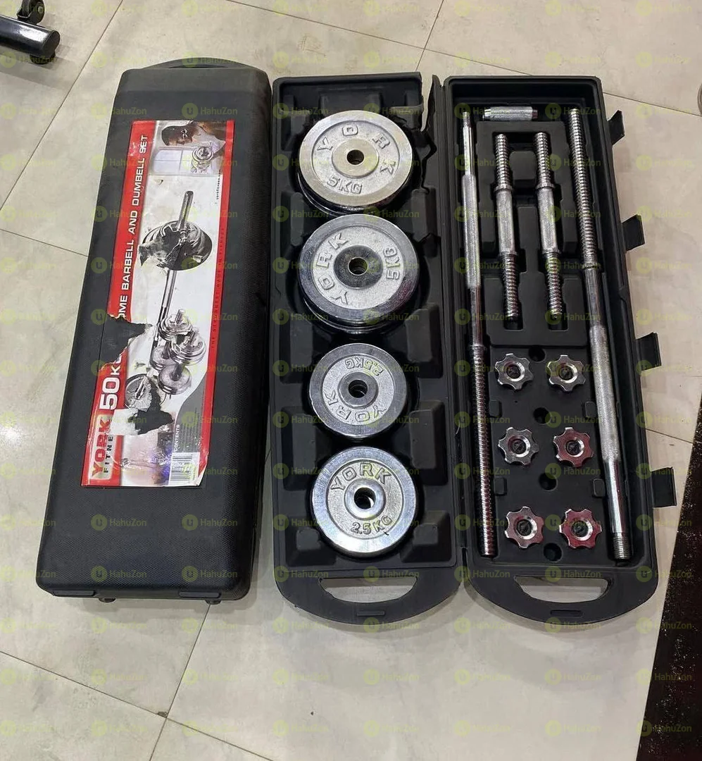 55kg Dumbbell and Barbelles