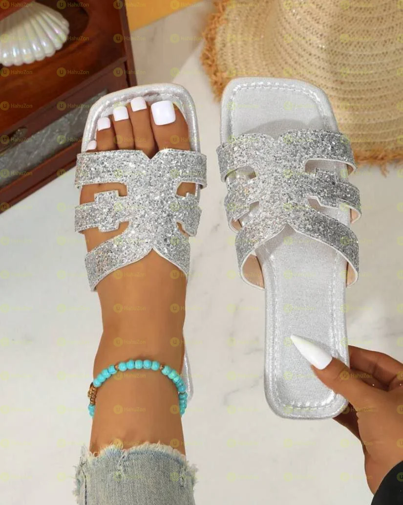 Beautiful White Flat Shoes