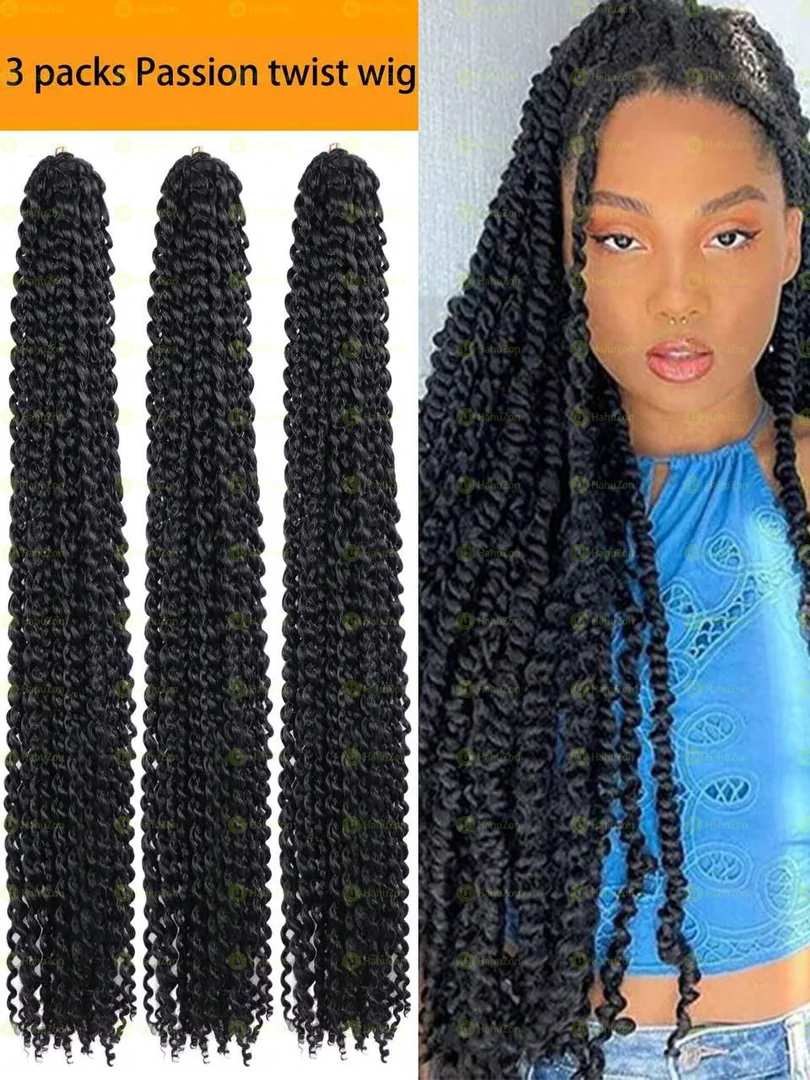 3 Packs Passion Twist Wig