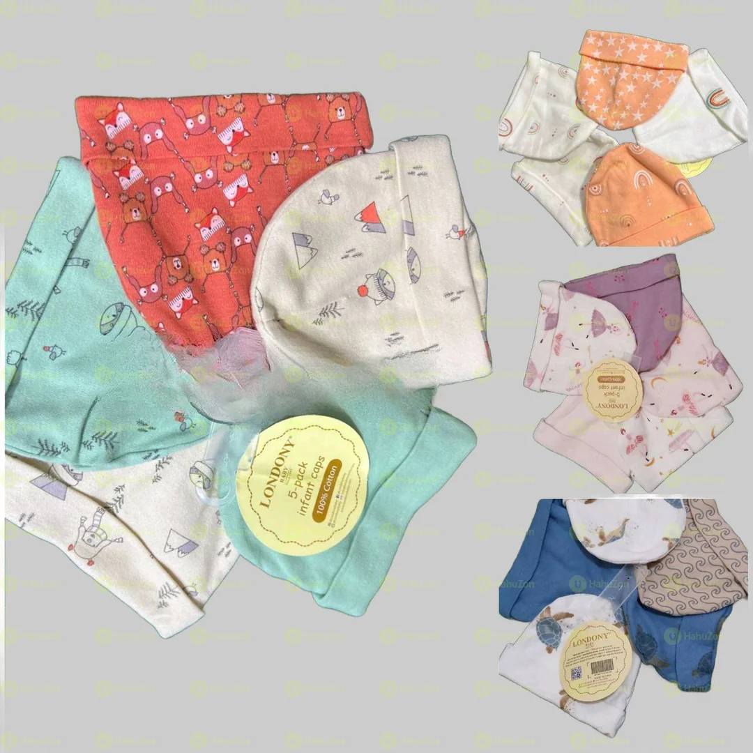 5-Piece Baby Cap Box
