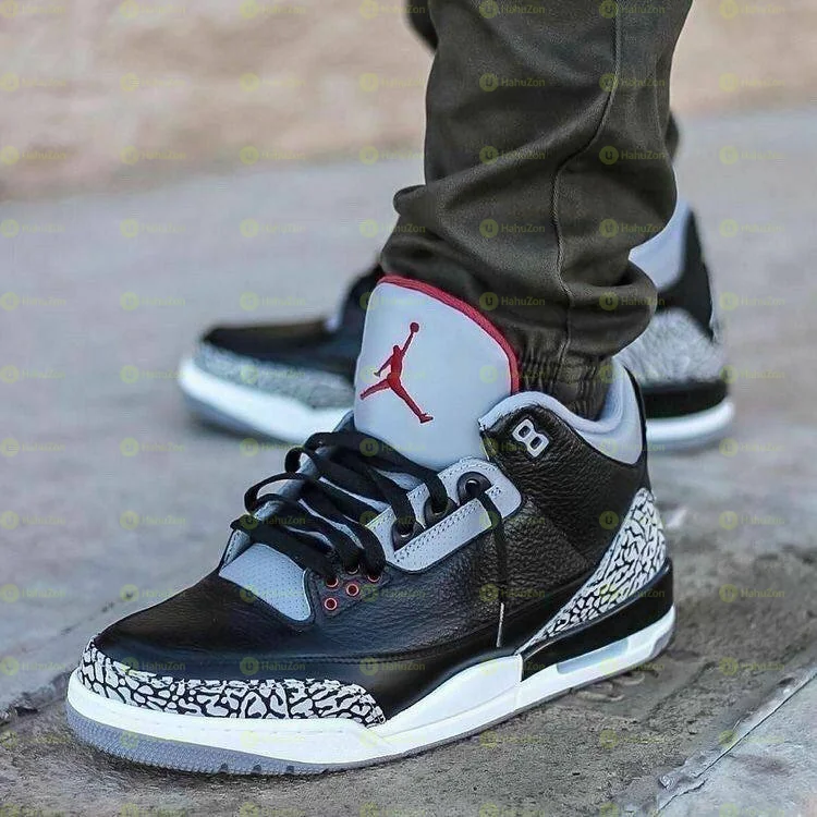 Jordan 3 Black Cement Men's Shoes