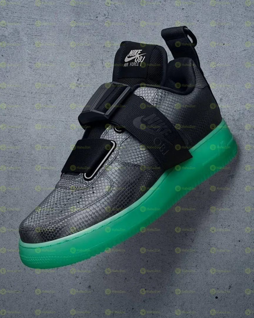 Nike Airforce 1 Utility Obj Grey Men's Shoes