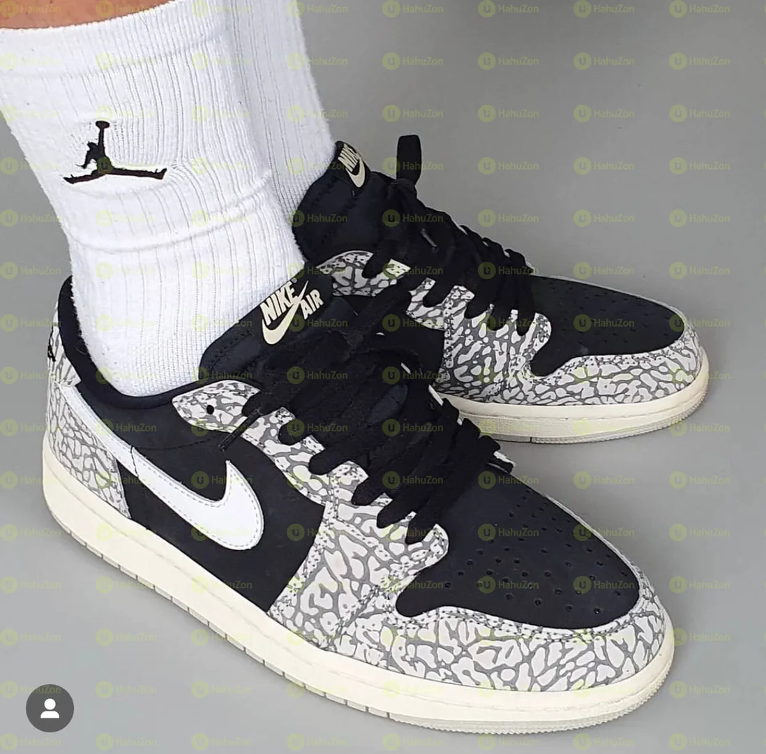 Jordan Low Black Cement Men's Shoes