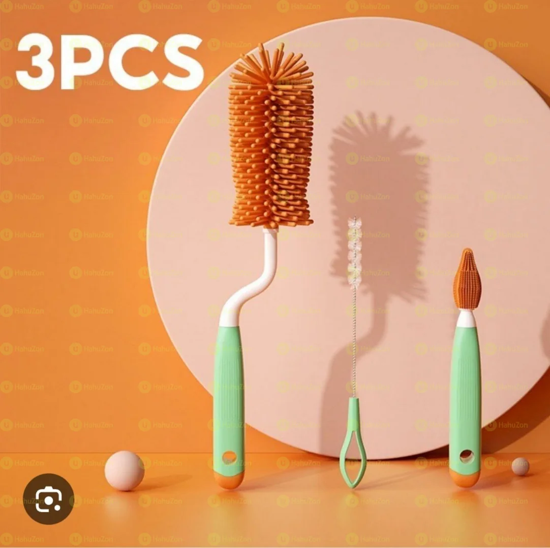 3 In1 Silicone Bottle Cleaning Brush