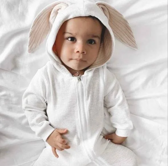 Bunny Romper White