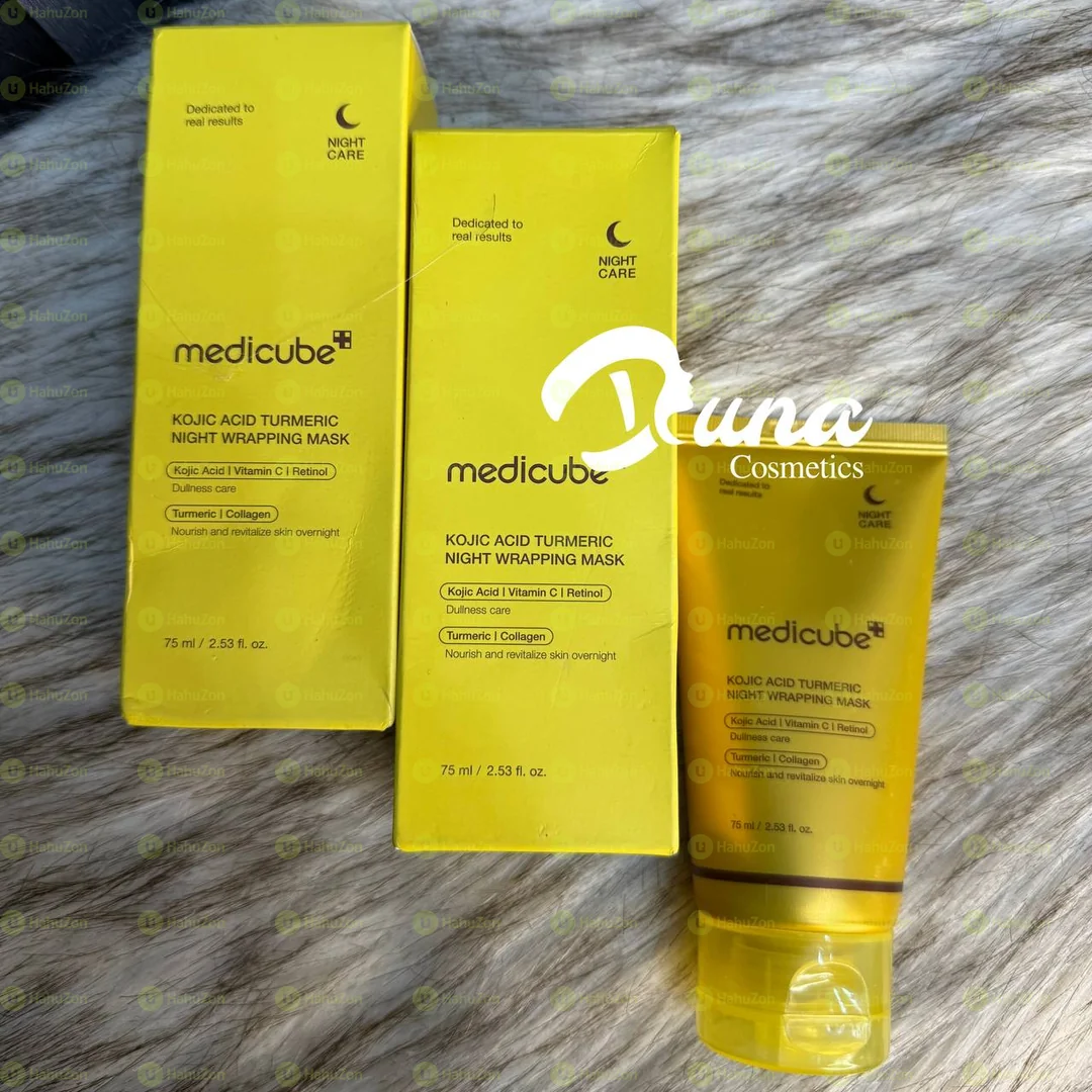Medicube Kojic Acid Turmeric Overnight Wrapping Peel Off Mask