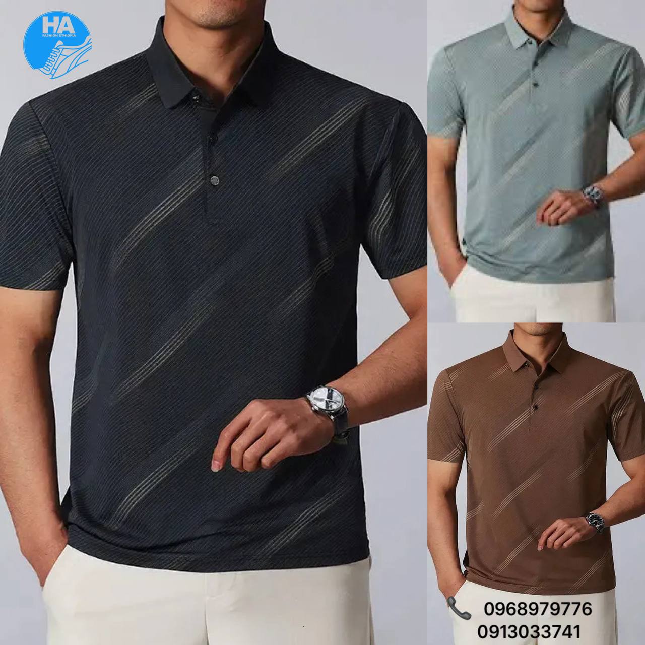 Short Sleeved Polo Men's Shirts