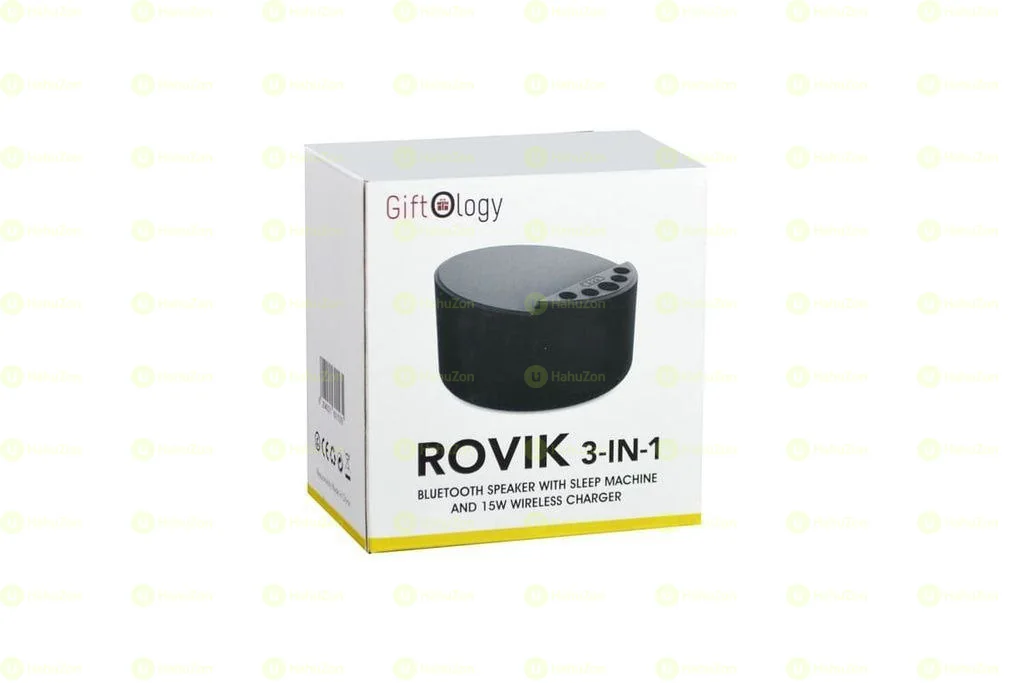 3-in-1 Bluetooth Speaker with Sleep Machine & Wireless Charger