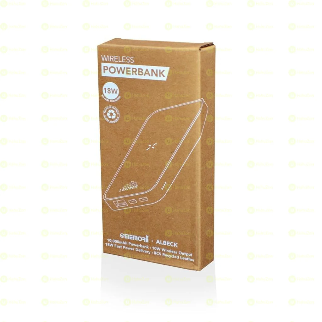 Albeck Recycled Leather Powerbank