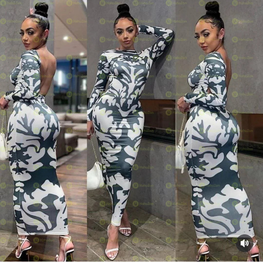 Mesh Insert Mock Neck Bodycon Dress