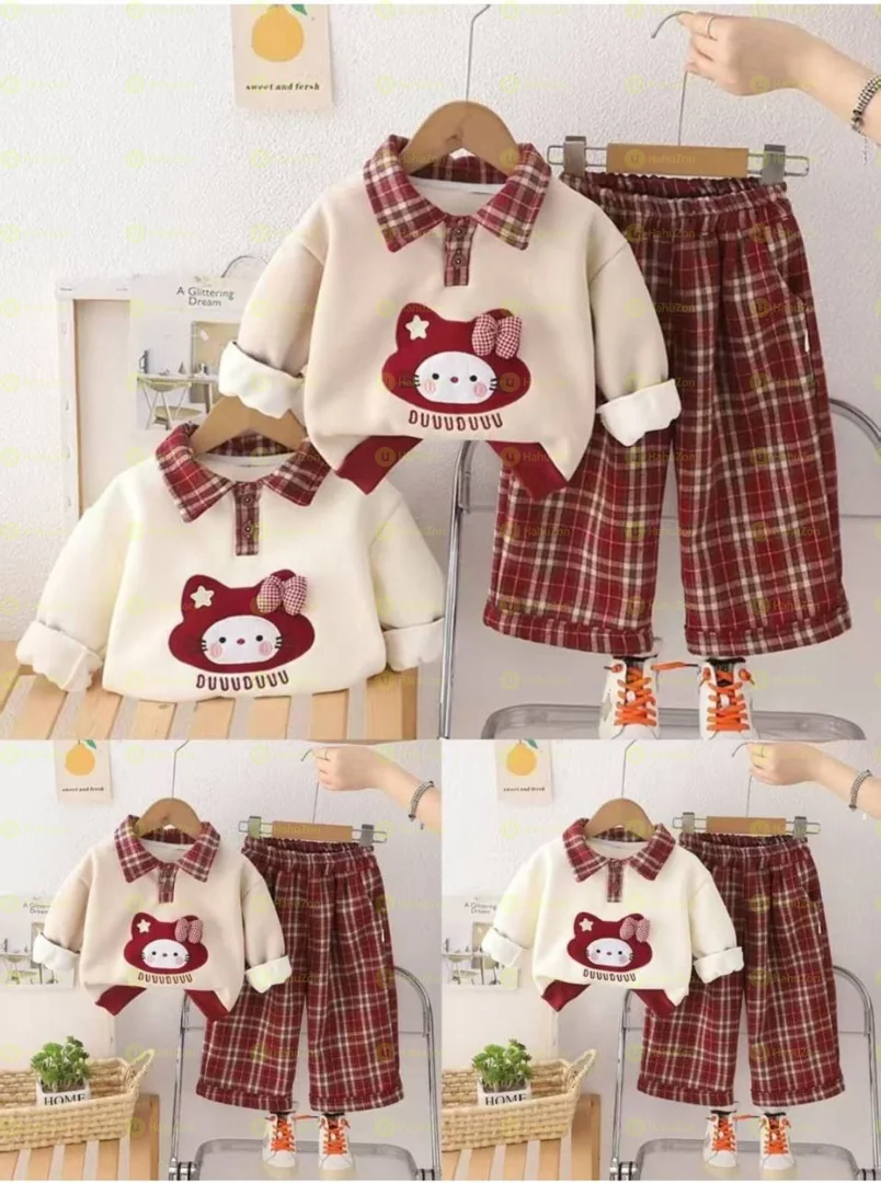 2 Pcs Kids Outfit