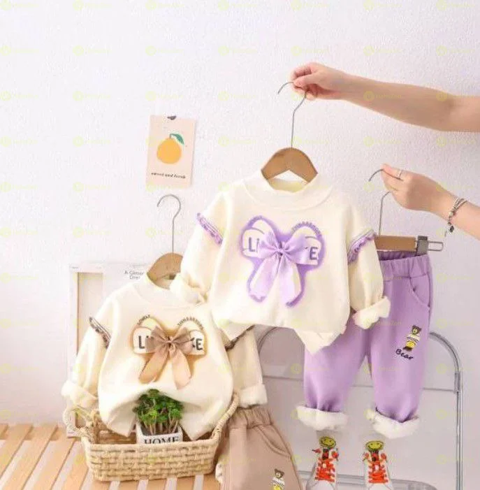 2 Pcs Baby Girl Outfit