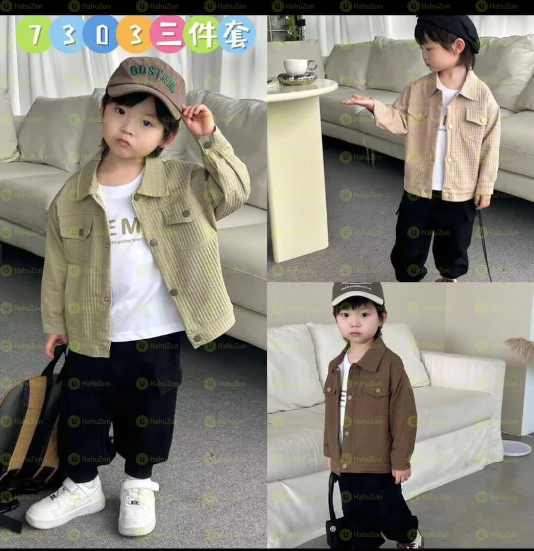 3 Pcs Baby Kids Outfit