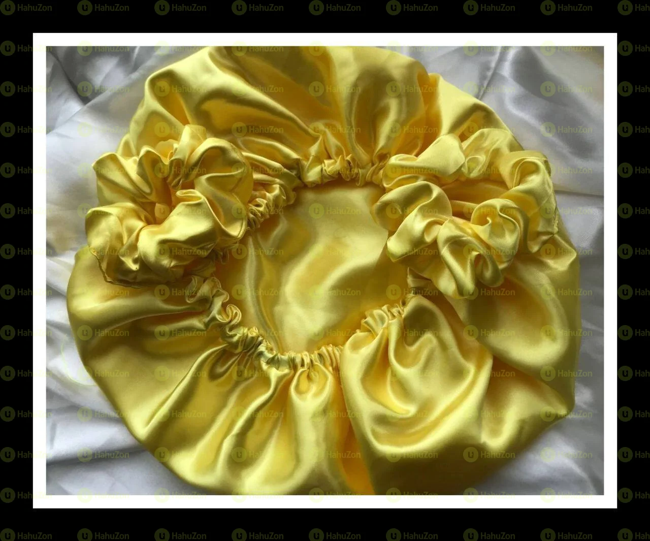 3set Yellow Reversible and Scrunchies