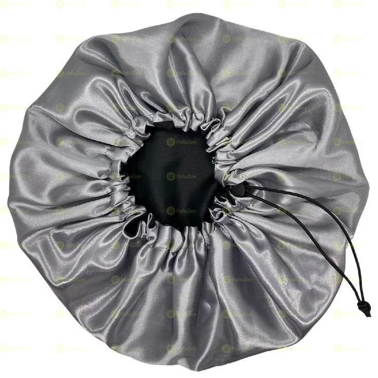 Black with Silver Adjustable Bonnet