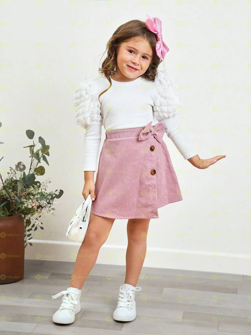 2pcs Baby Girl Casual Clothes