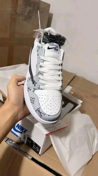 Air Jordan 1 Low Louis Vuitton Men's Shoes