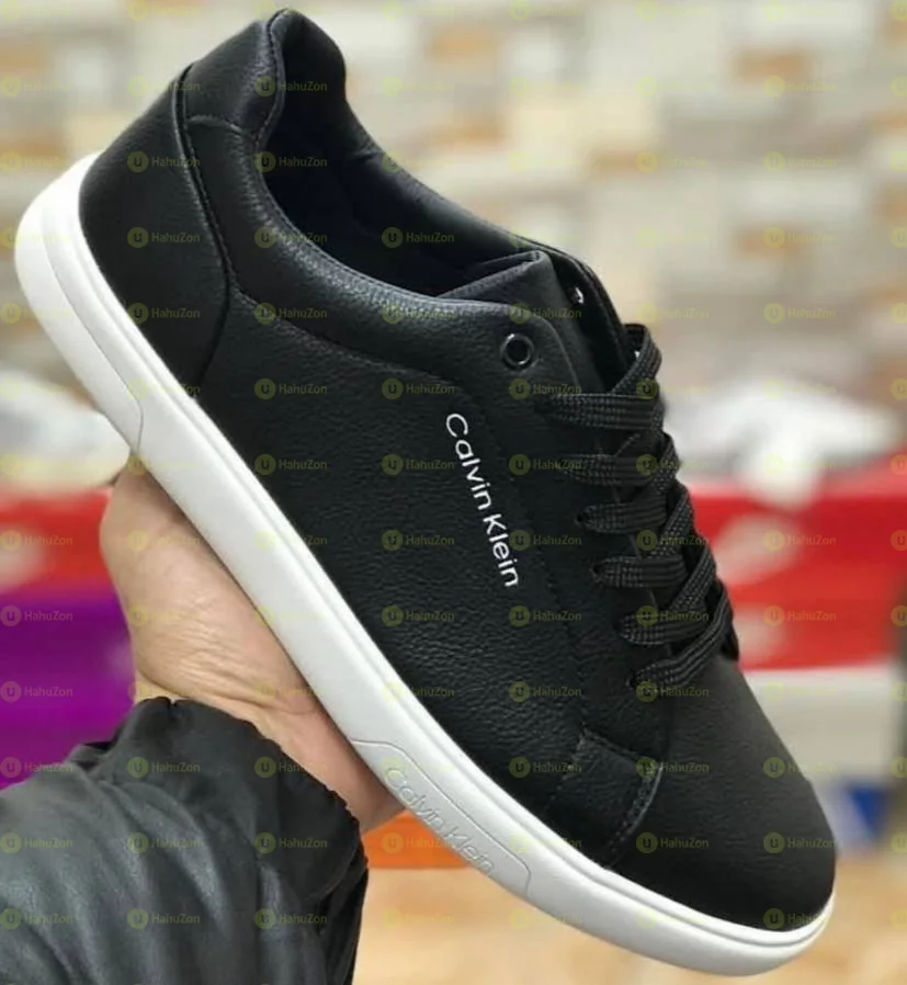 Calvin Klein CK Casual Leather Black White Men’s Shoes