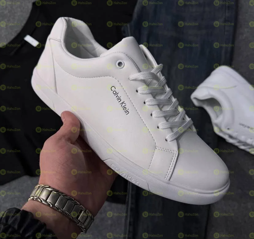 Calvin Klein CK Casual Leather Triple White Men’s Shoes