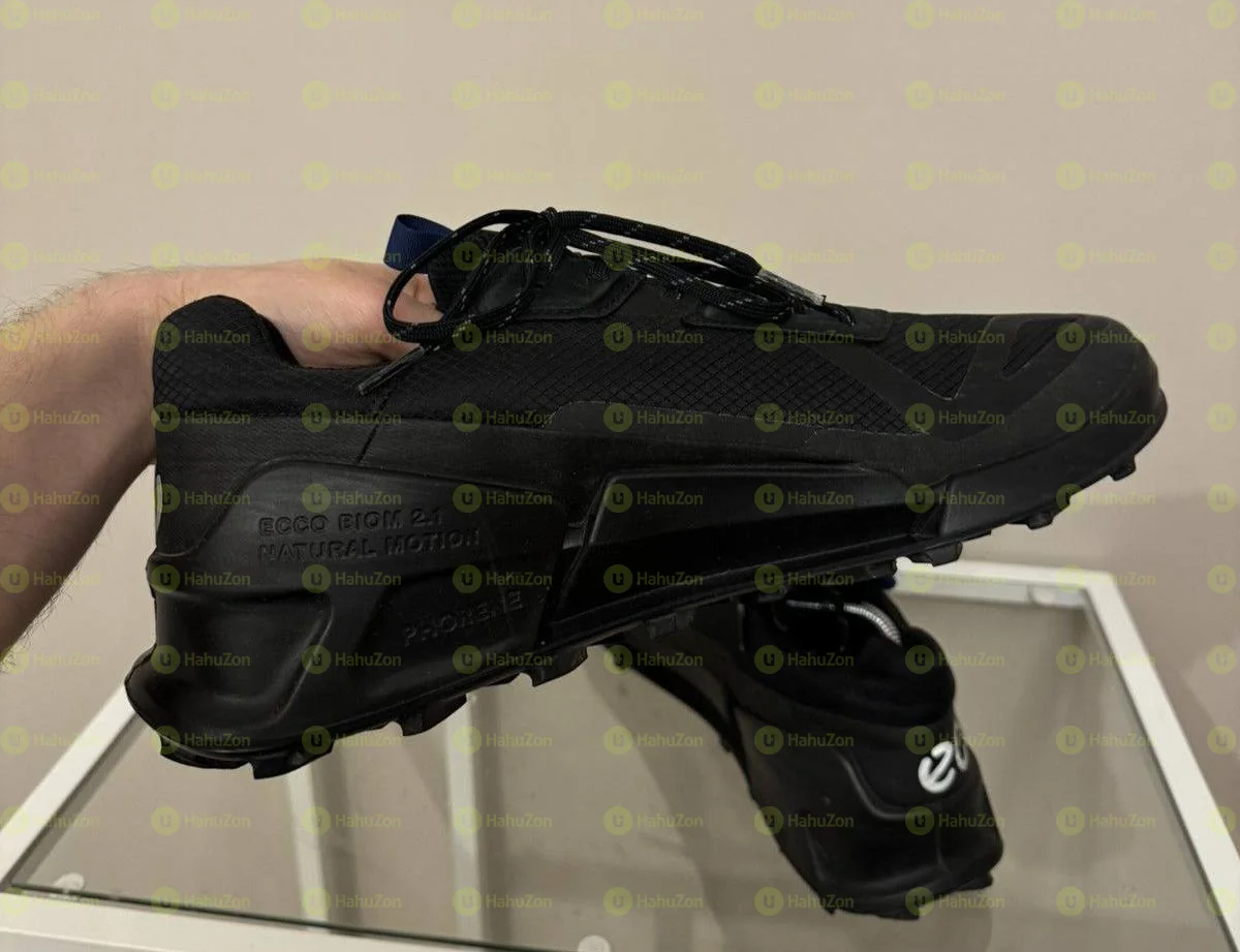 ECCO BIOM 2.1 X Mountain Waterproof  Black Grey Low Men’s Shoes