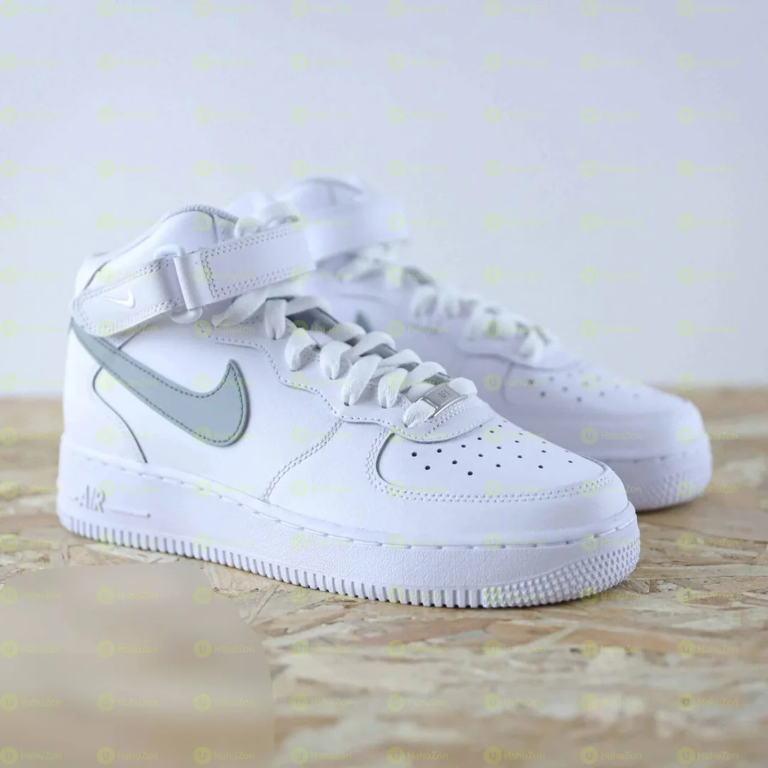 Nike Air Force 1 ‘07 Mid Triple White Mineral-Sail’ Men’s Shoes