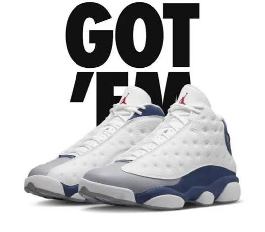 Air Jordan 13 Retro GS French Blue Men’s Hi Boots Shoes