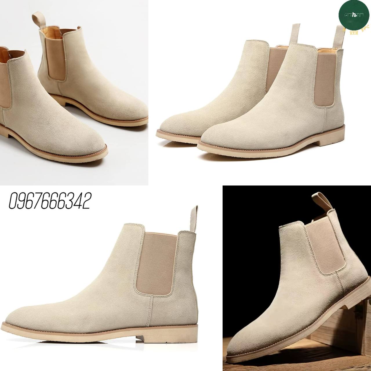 Manladuo Pure Suede Chelsea Men's Boot