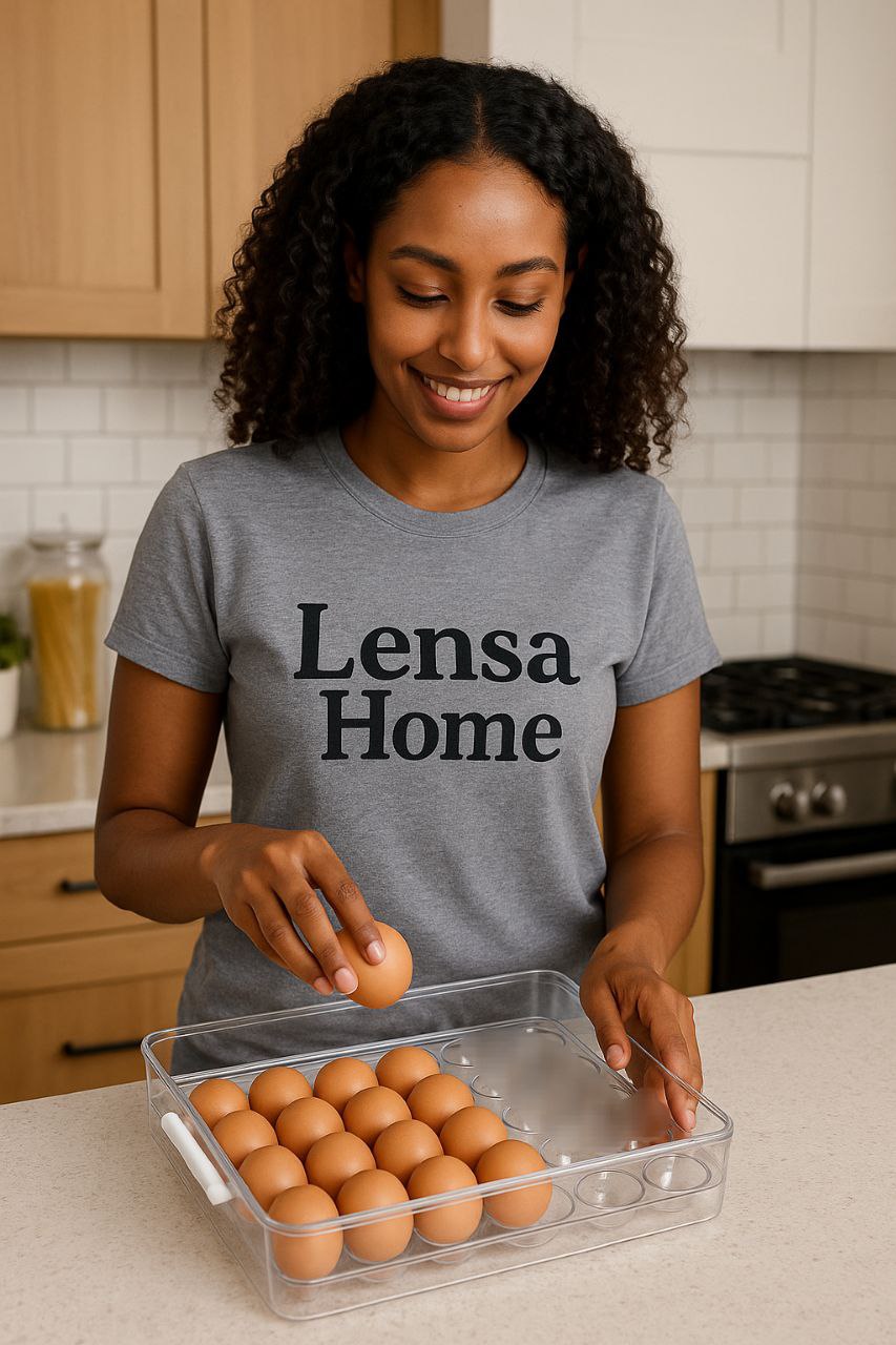 24 ፍሬ እንቁላል የሚይዝ የእንቁላል ማስቀመጫ