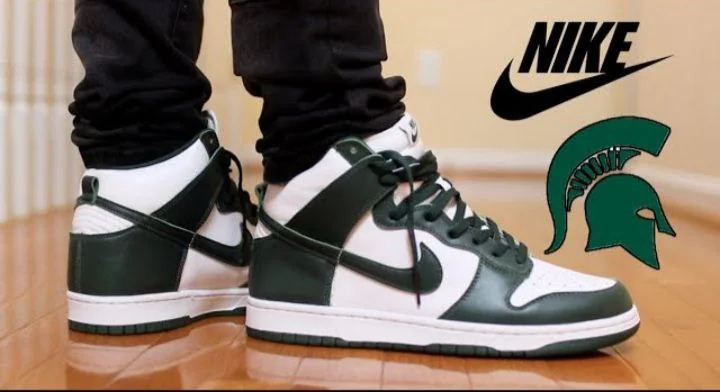 The Nike Dunk High SP Spartan Green Releases Tomorrow Men's Shoes