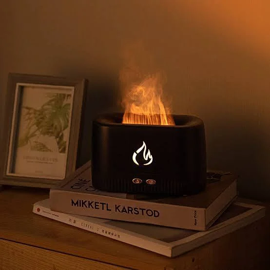 Air Humidifier with Remote Control Flame Effect