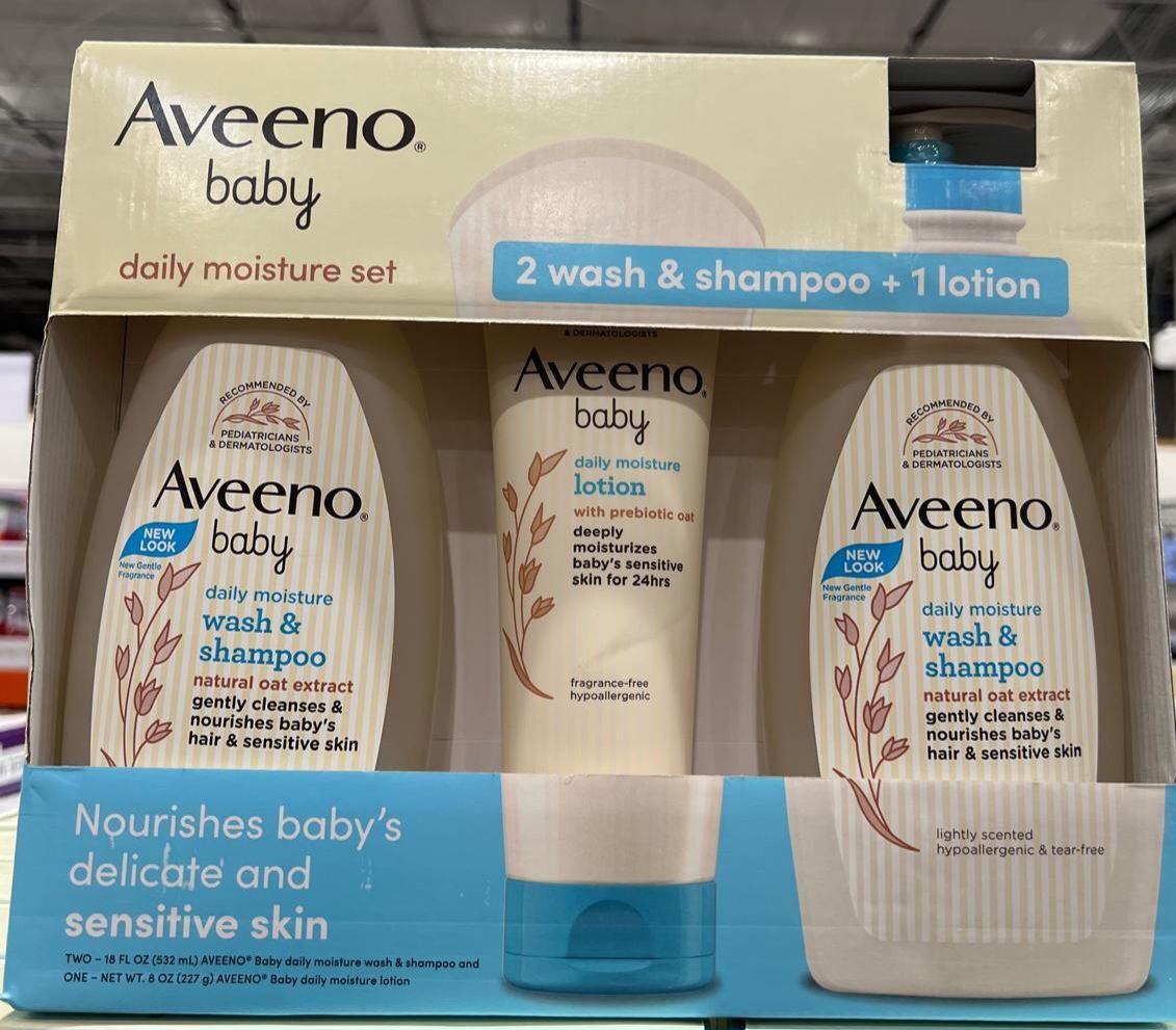 Aveeno Baby Daily Moisture Set