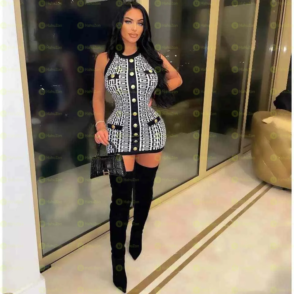 Square Neck Short Sleeve Casual Dress
