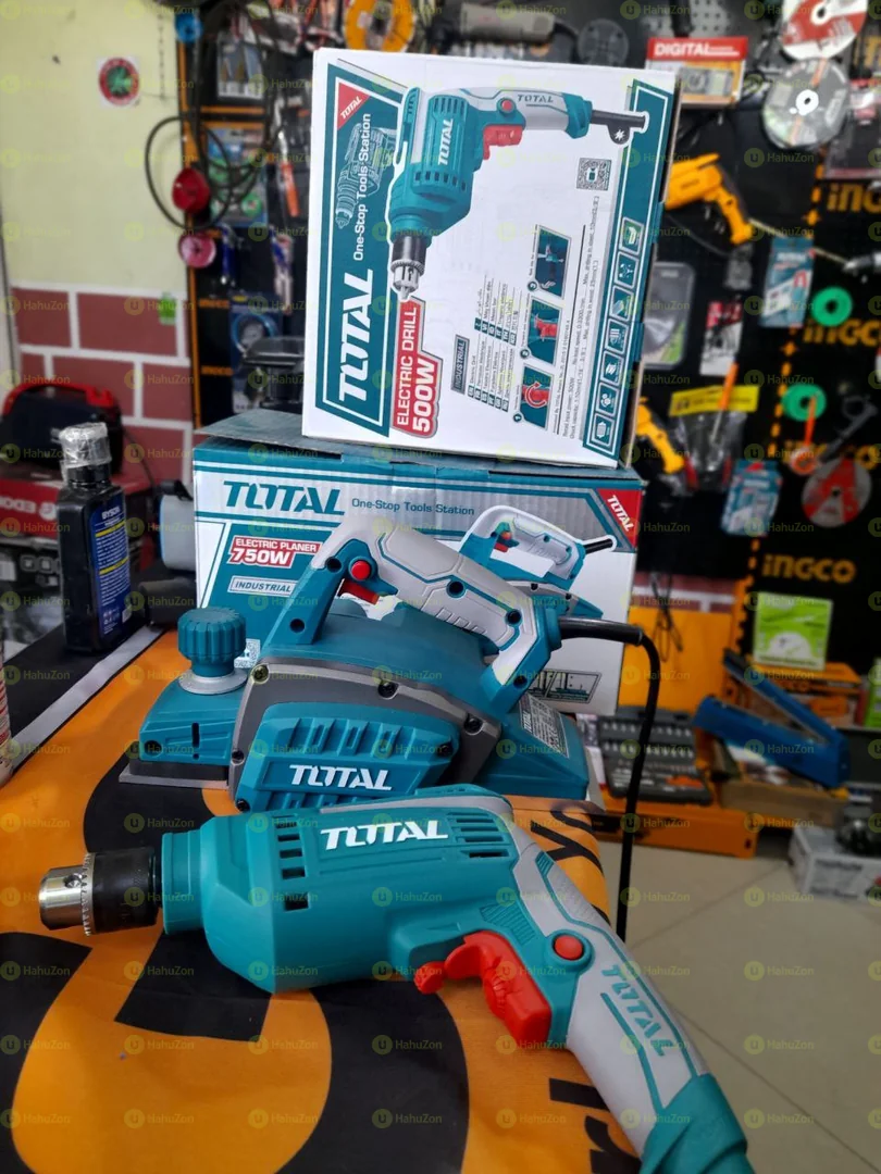 ቶታል 750 ዋት የእንጨት መላጊያ አና 500 ዋት ድሪል