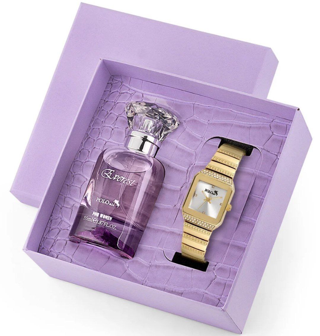 Polo Air Women's Wristwatch & Perfume Gift Set