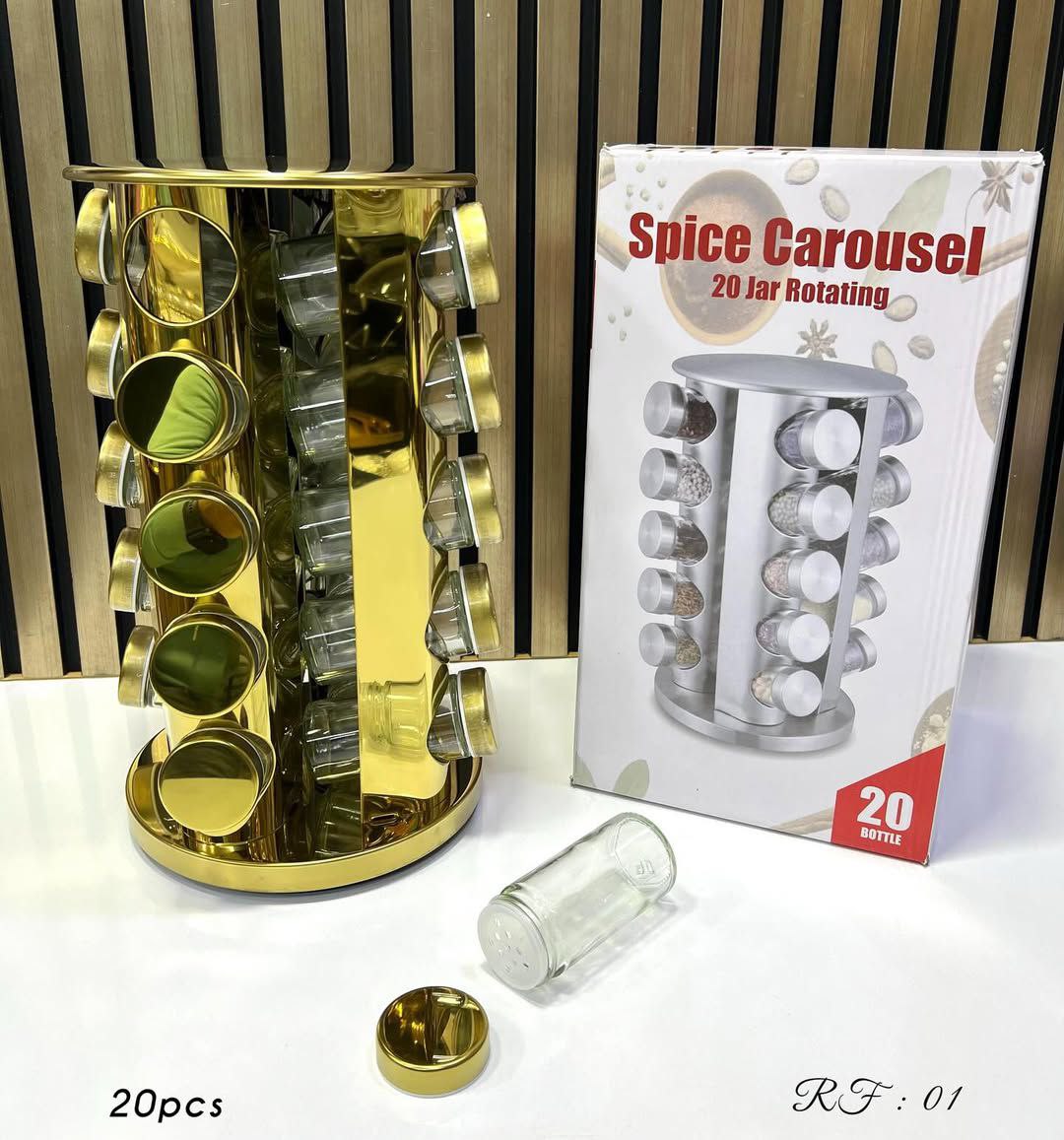 ባለ 20 የቅመም ማስቀመጫ