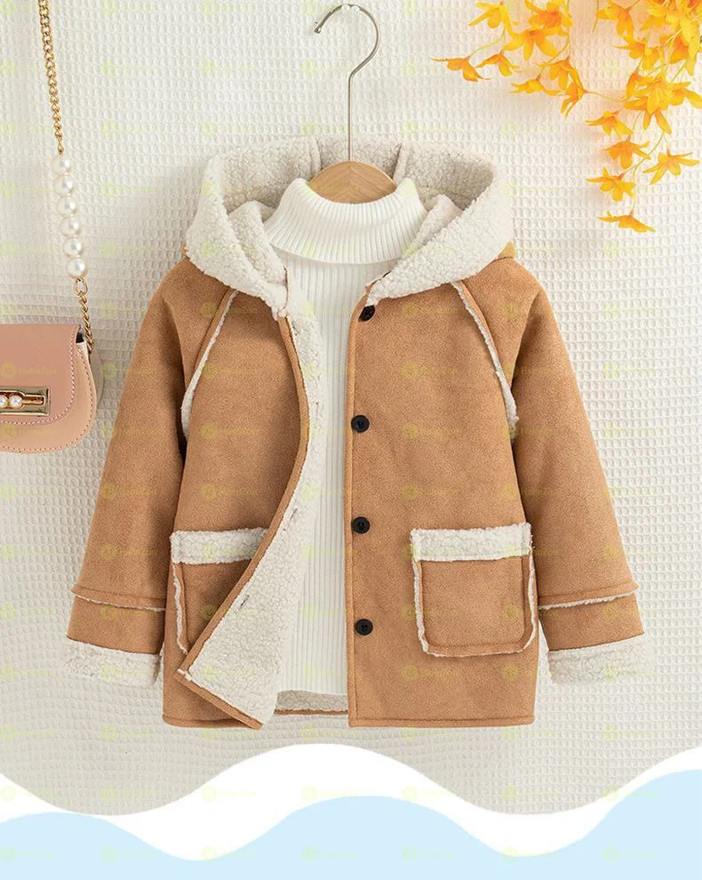 Unisex Fleece Hooded Coat