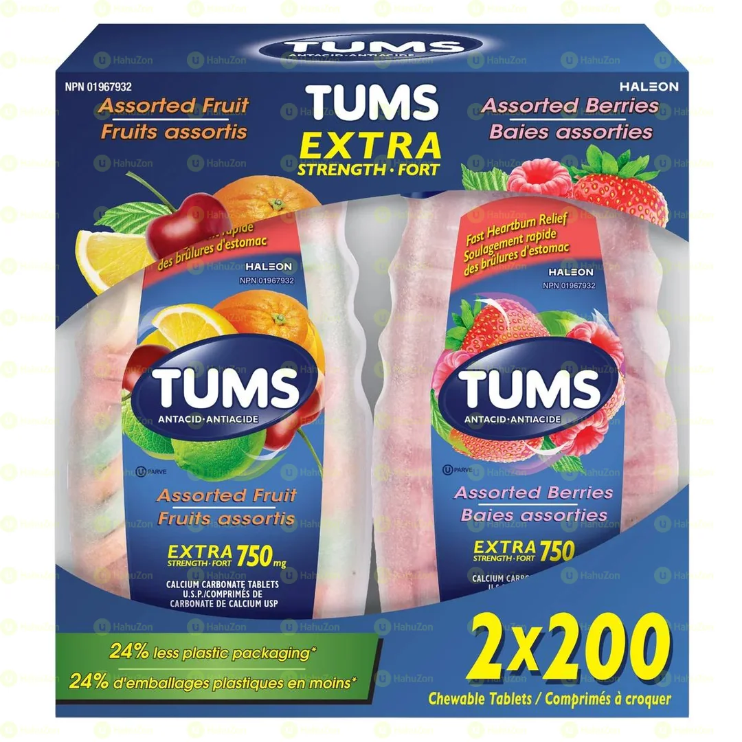 TUMS 200 CHEWING TABLETS
