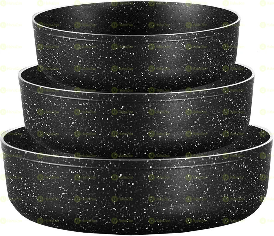 3PC Granite Non-Stick Oven Tray