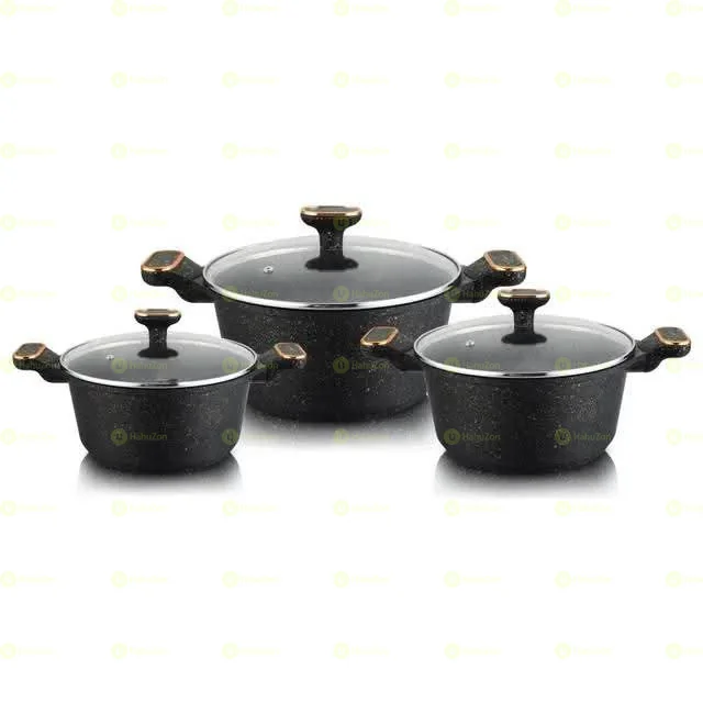 3Pcs Momcoc Home and Kitchen Cookware