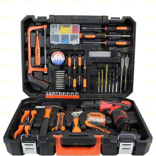 Edon Full Toolbox with Rechargeable Drill