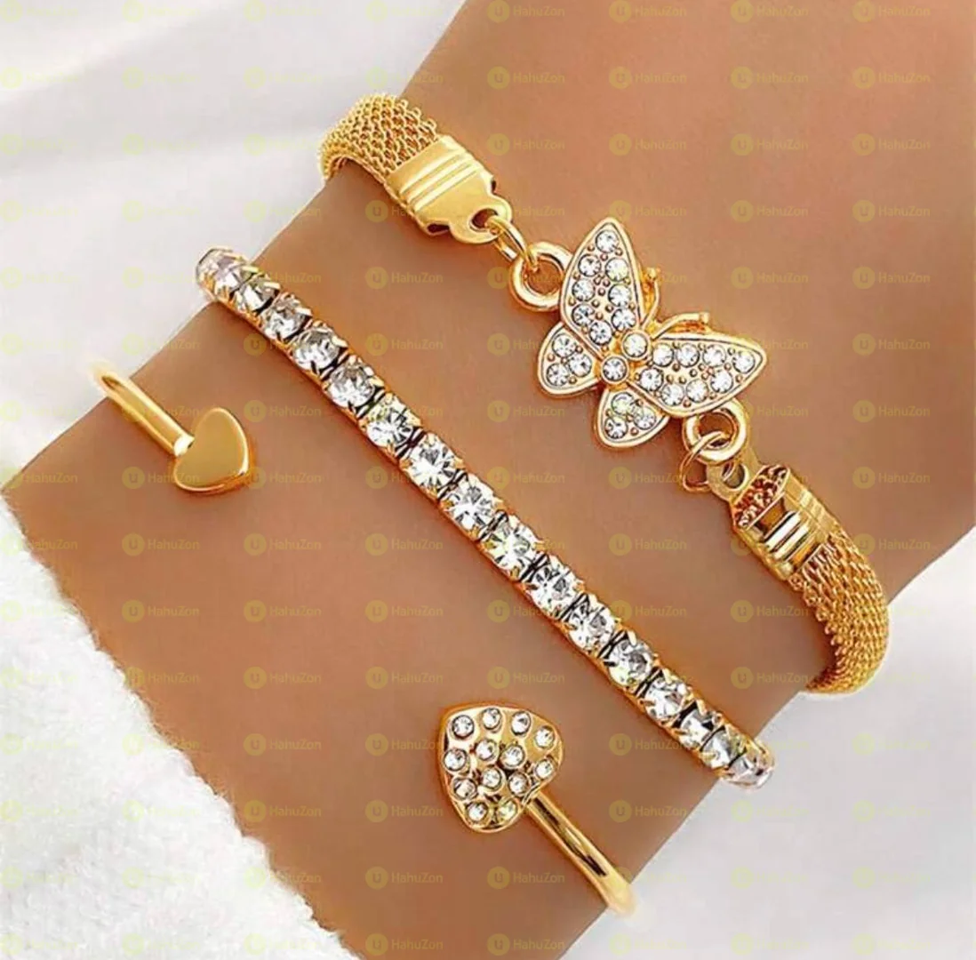 Stainless Steel Bracelete Set