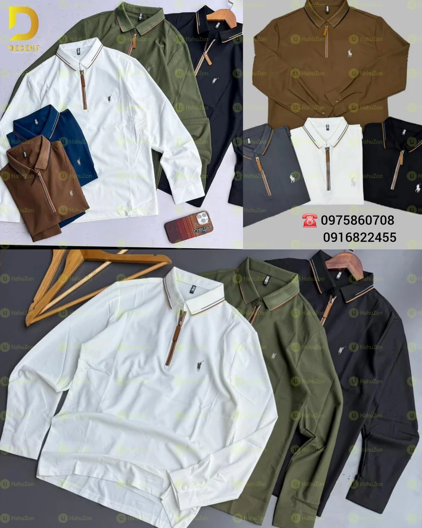 US.Polo Long Sleeve Zippershirts