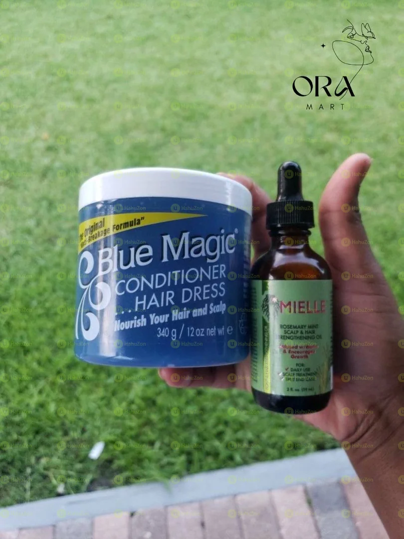 Blue Magic Conditioner Hair Dress + Mielle Rosemary Mint Oil