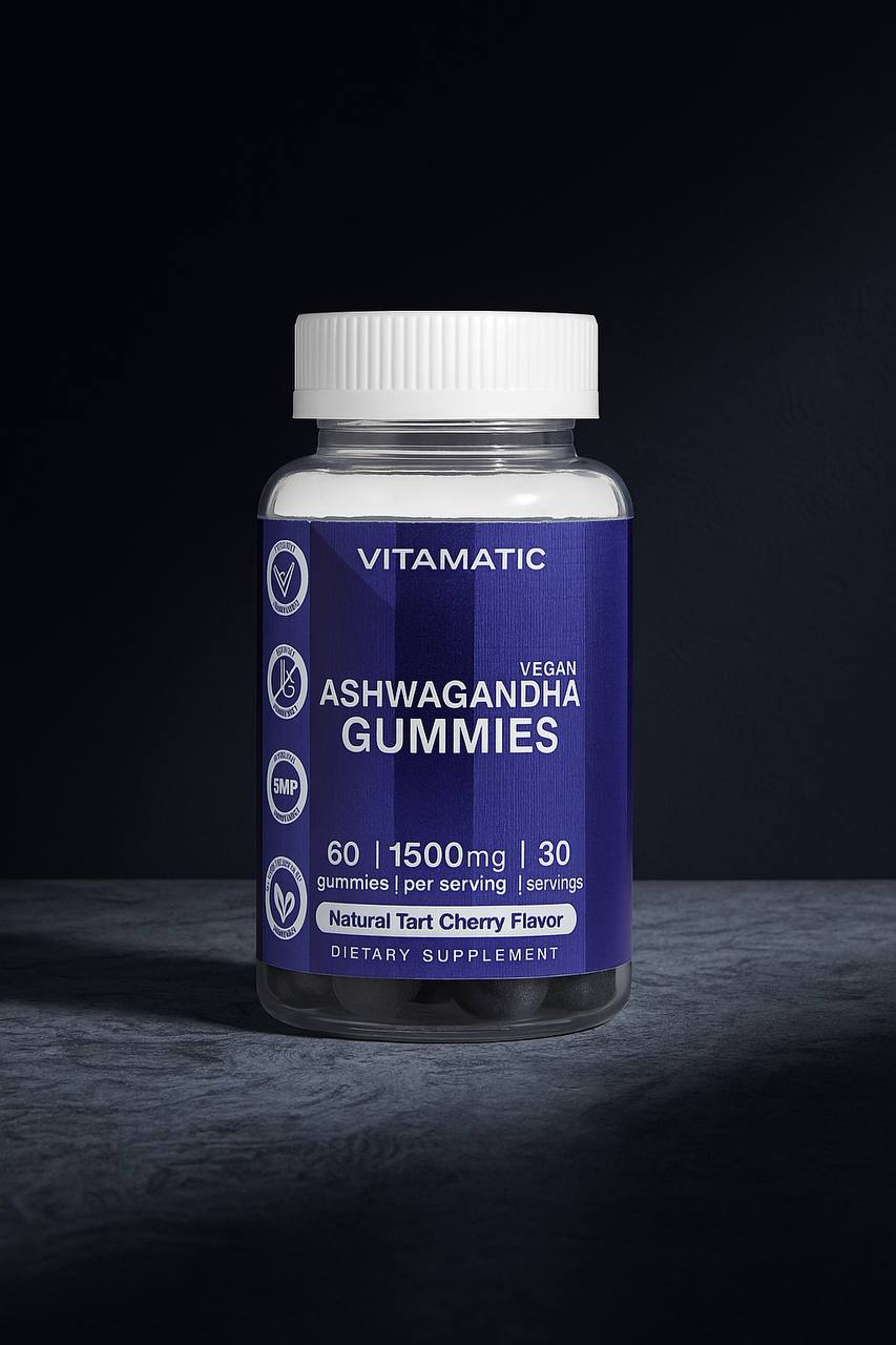 Ashwagandha Gummies 1500mg  60 Gummies