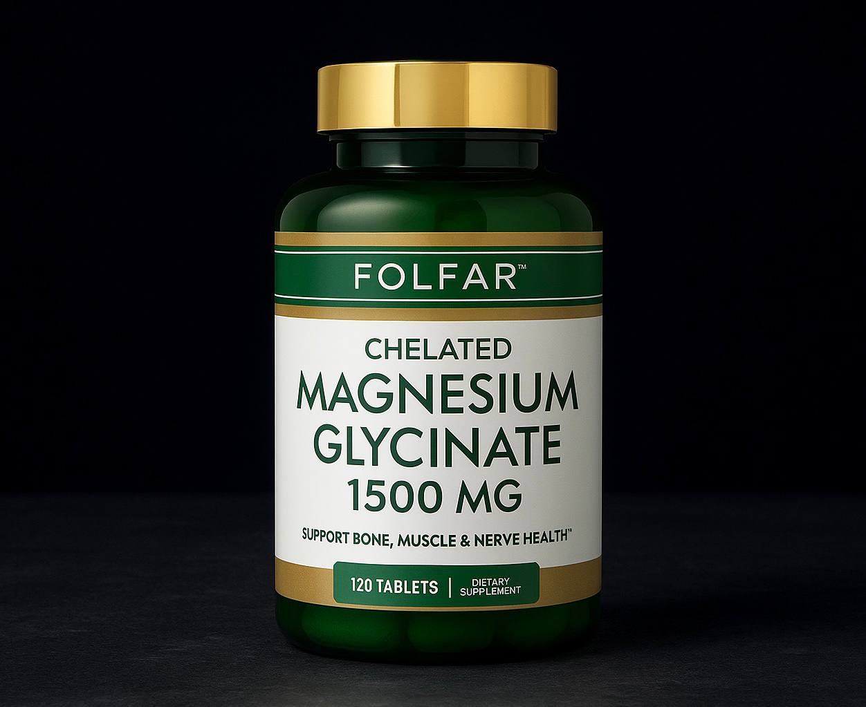 Magnesium Glycinate 120 Tablets