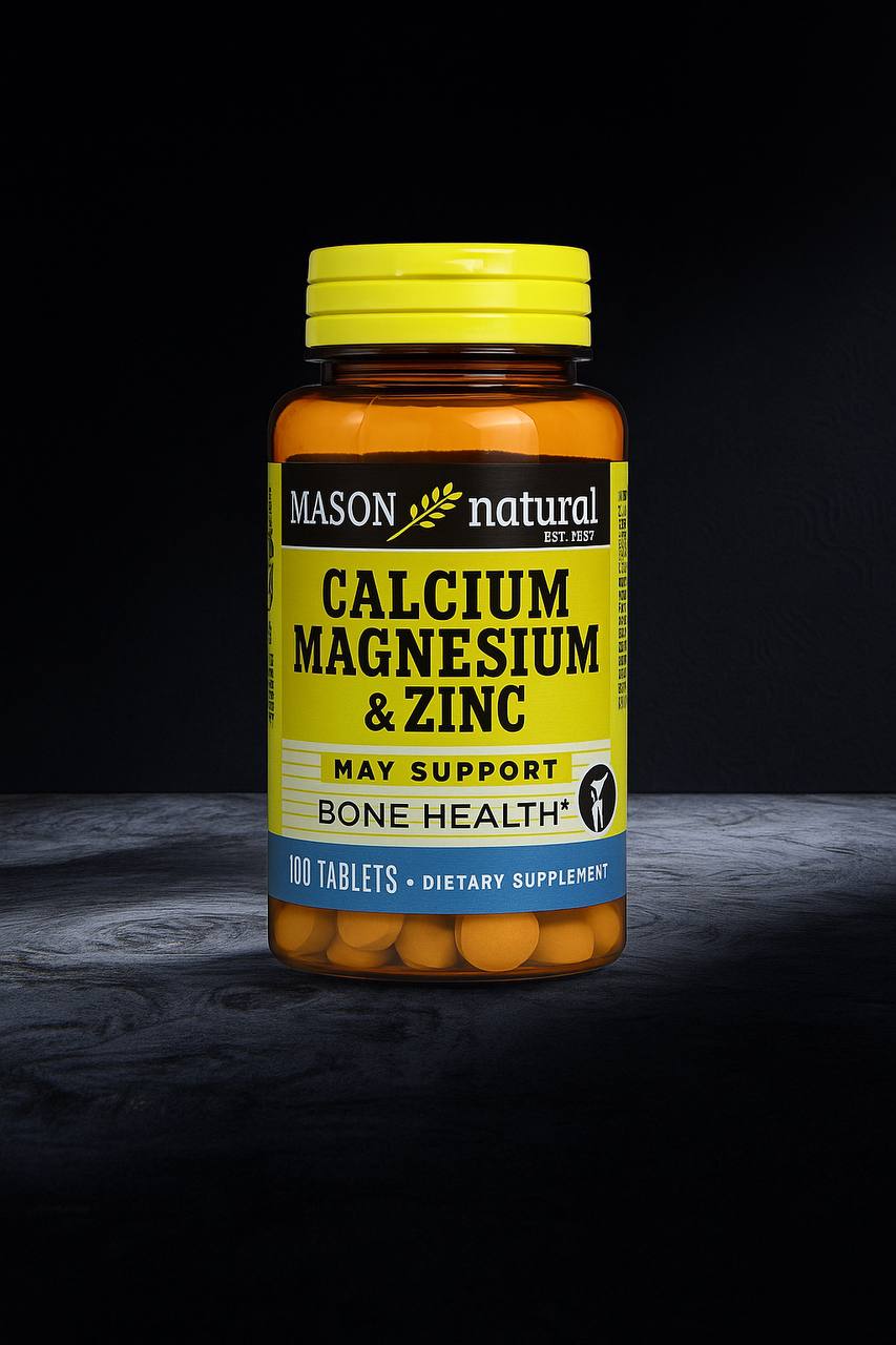 Calcium Magnesium & Zinc 100 Tablets