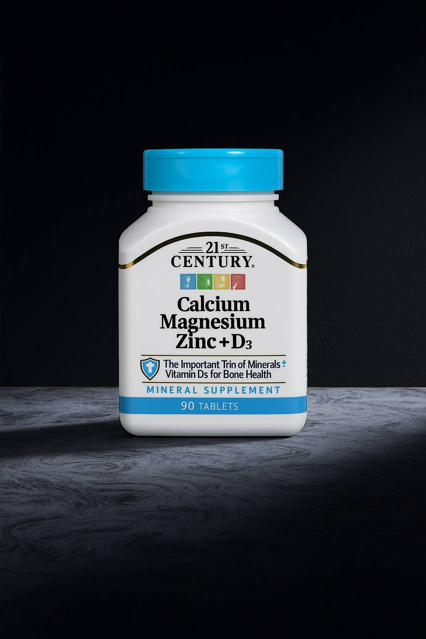 Calcium Magnesium & Zinc with D3 90 Tablets
