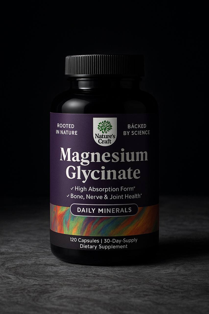 Magnesium Glycinate 120mg per serving 20 Capsules